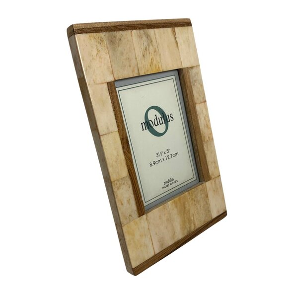 Modulus Beige Mosaic Picture Frame for Photos 3.5 x 5 Inches Made In India - Picture 2 of 5